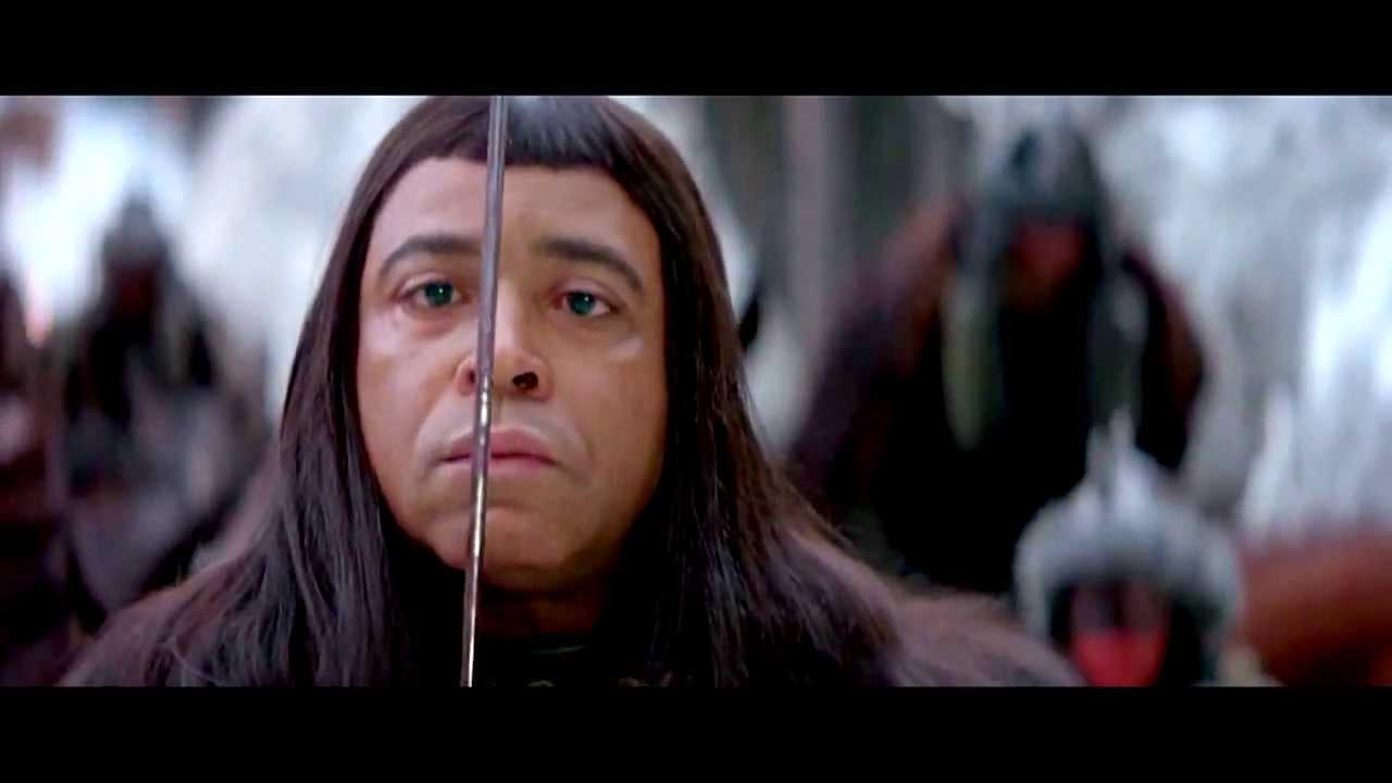 James Earl Jones como o vilão Thulsa Doom no filme Conan - O Bárbaro